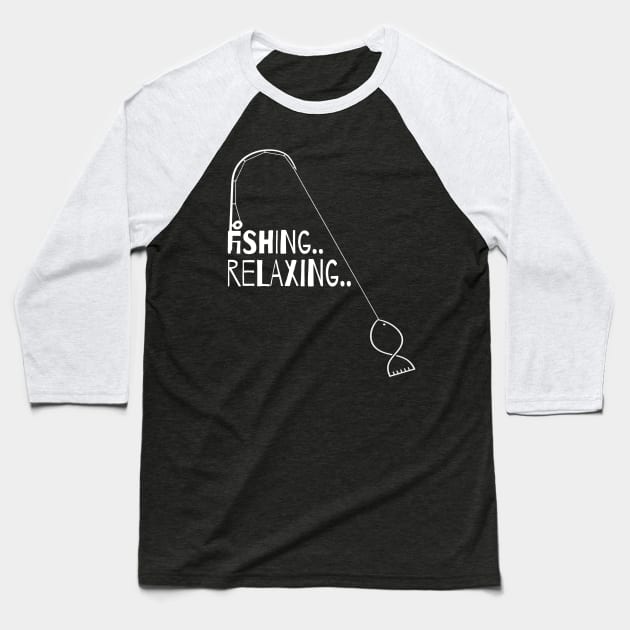 Fishing fisher design Baseball T-Shirt by summerDesigns